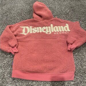 Disneyland Sherpa hoodie spirit jersey with gold lettering size small